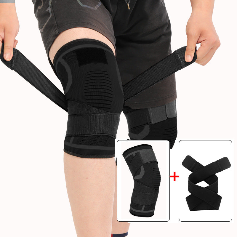 Sports Knee Pads with Adjustable Strap – Joint Support for Running, Fitness, Basketball, Weightlifting & Outdoor Activities