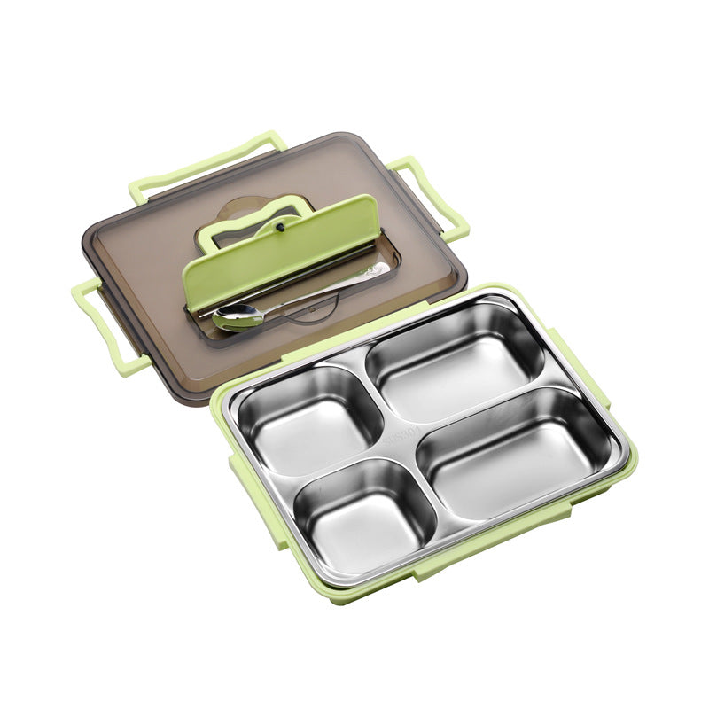 304 Stainless Steel Insulated Lunch Box - Leak proof Bento Box with Compartments