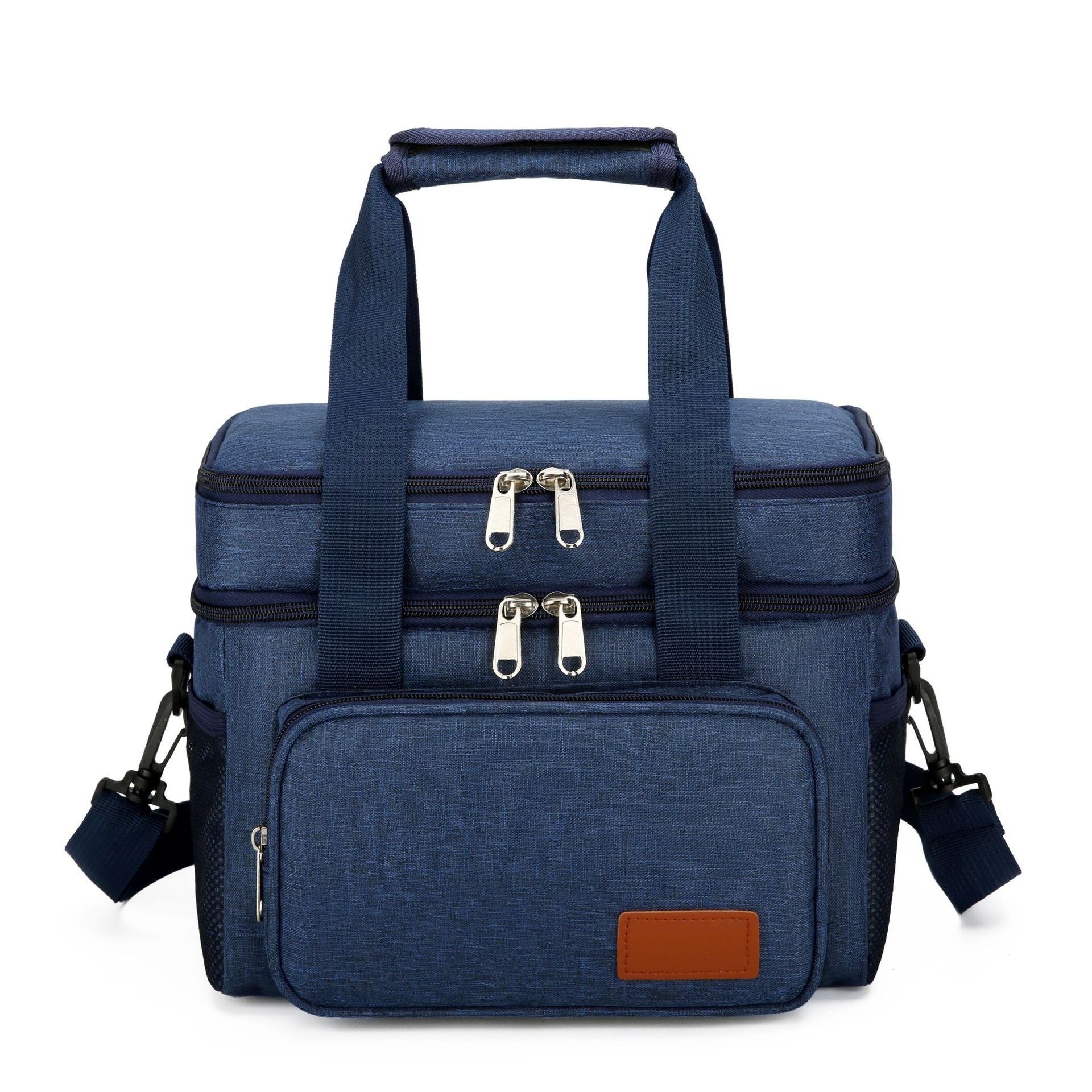 Thermal Insulated Lunch Bag – Large Capacity, Double-Layer Portable Cooler