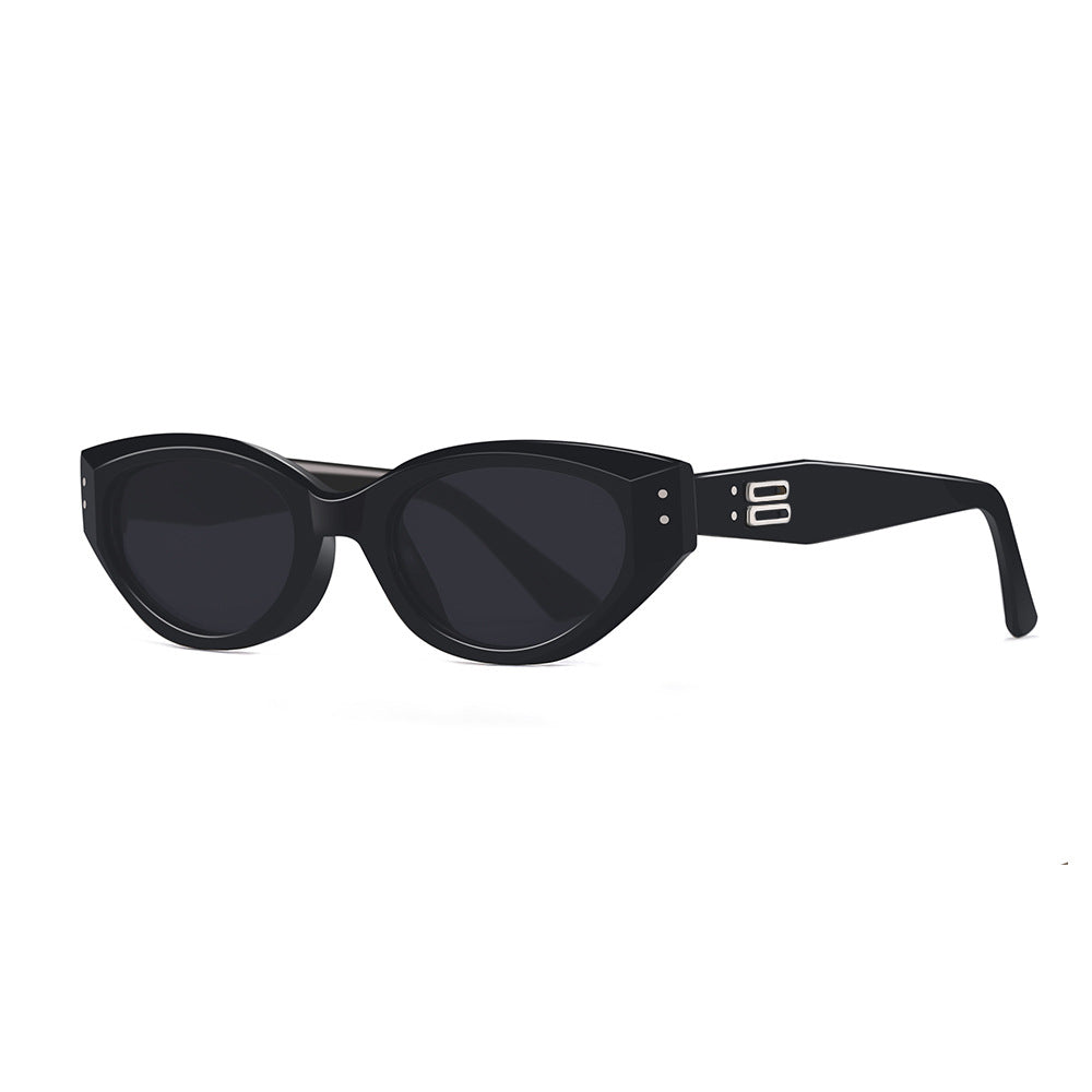 Jennie Retro Cat Eye Sunglasses – Small Frame European Street Style