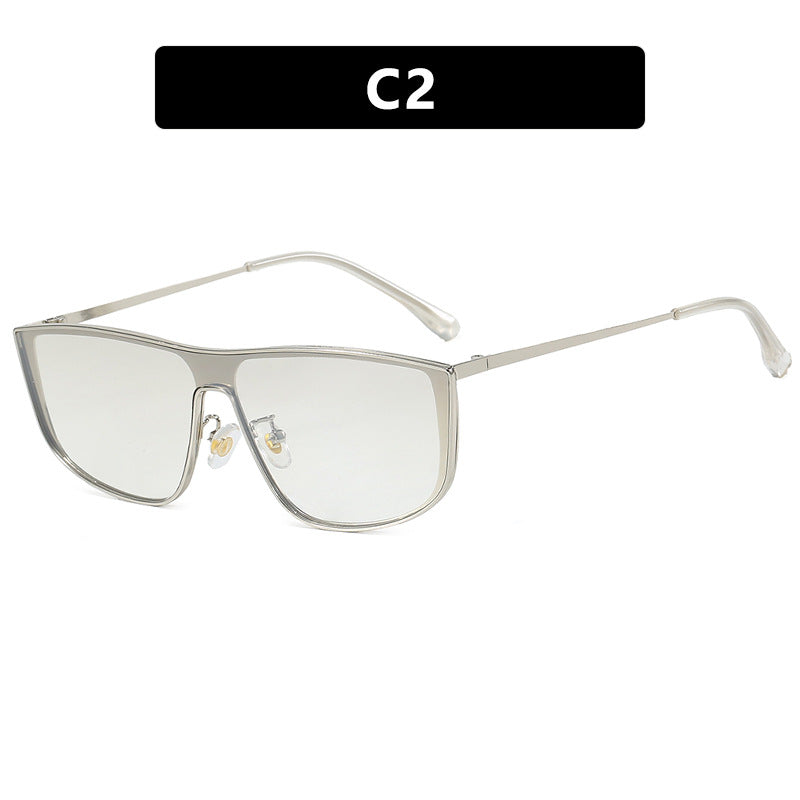 Luxury Oversized Metal Sunglasses – Modern High-End Fashion