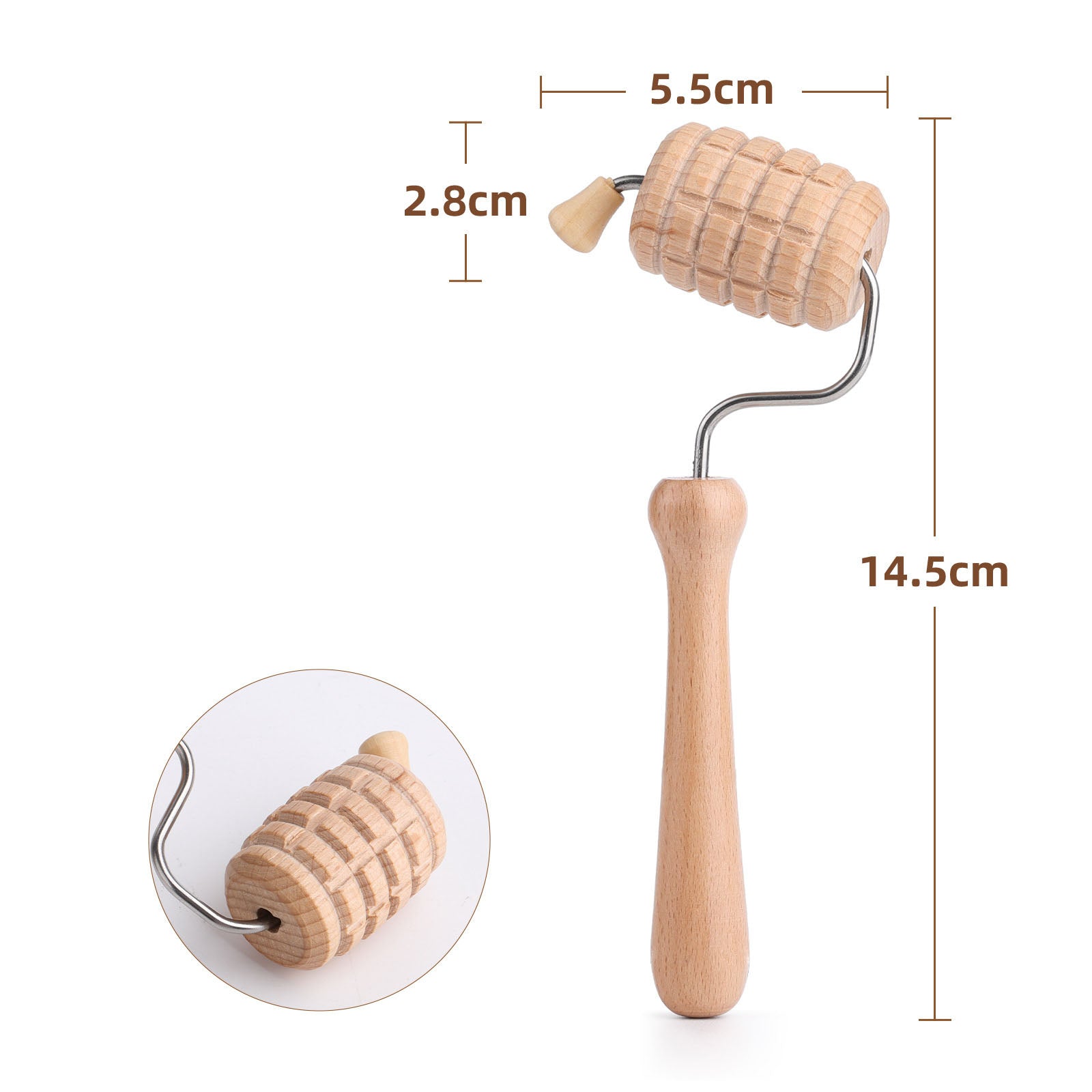 Wooden Facial & Body Massager Set – Meridian Therapy Rollers & Scraping Tools
