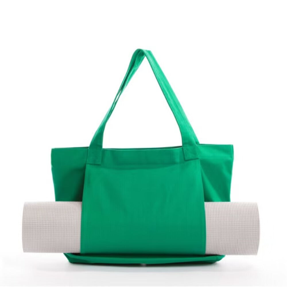 Yoga & Pilates Travel Mat Bag – Canvas Shoulder Tote for Outdoor Exercise