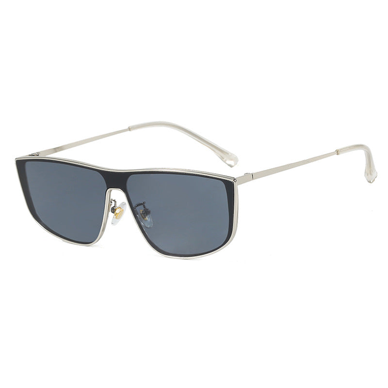 Luxury Oversized Metal Sunglasses – Modern High-End Fashion