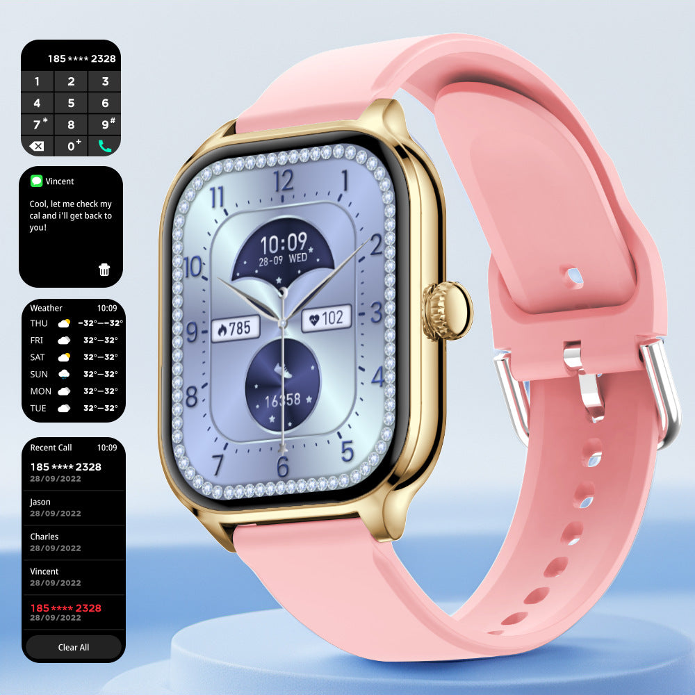 Smartwatch X46 – Fitness Tracker with Health Monitoring & Notifications