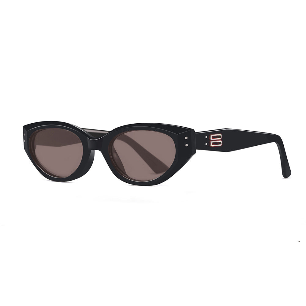 Jennie Retro Cat Eye Sunglasses – Small Frame European Street Style