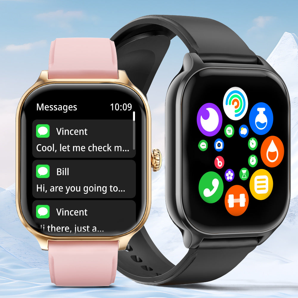 Smartwatch X46 – Fitness Tracker with Health Monitoring & Notifications