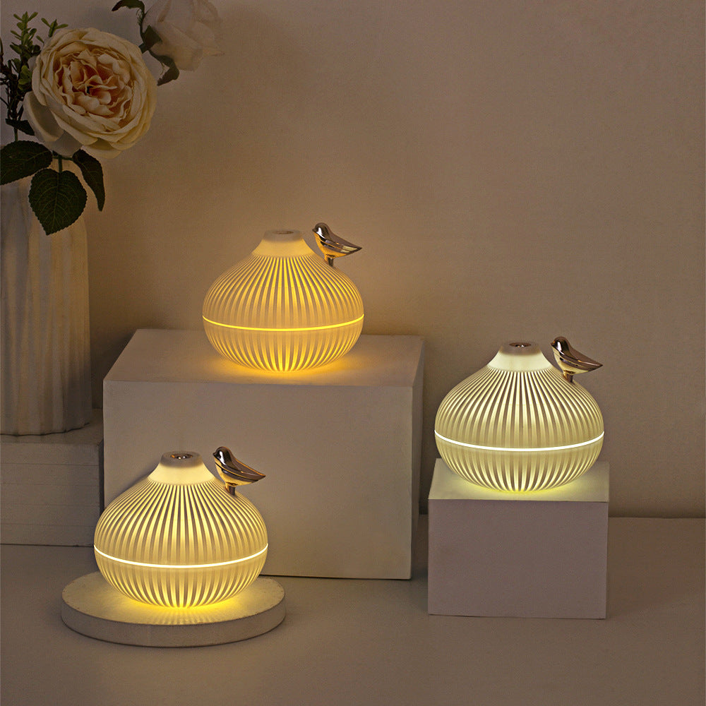 USB essential Oil Humidifier - Silent Aromatherapy Diffuse with LED Light