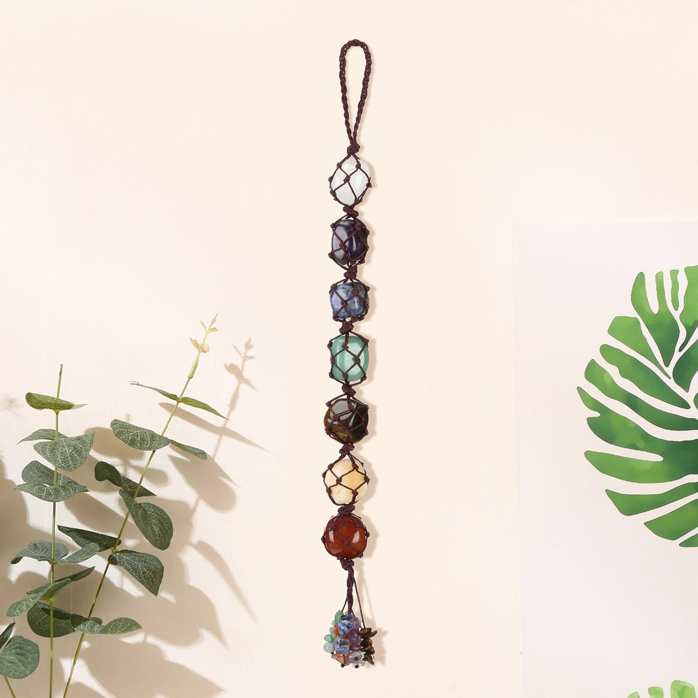 7 Chakra Healing Crystal Bracelet – Handmade Natural Stone Energy Jewelry