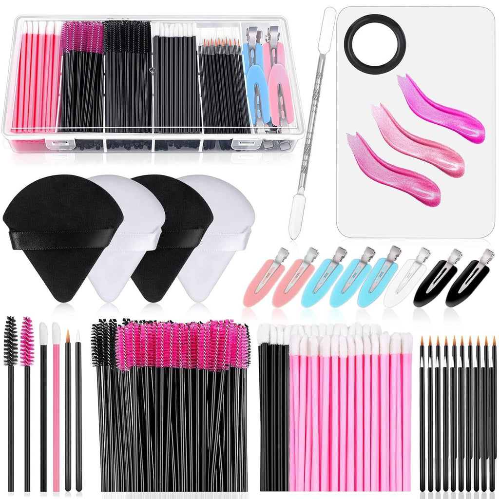 Professional Disposable Makeup Brush Set – 260PCS Eyelash, Lip & Eyeliner Kit