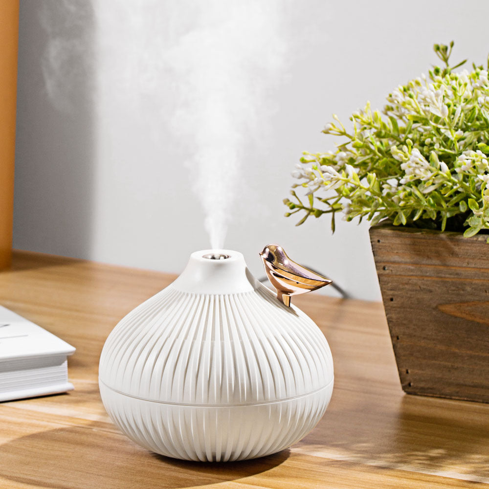 USB essential Oil Humidifier - Silent Aromatherapy Diffuse with LED Light
