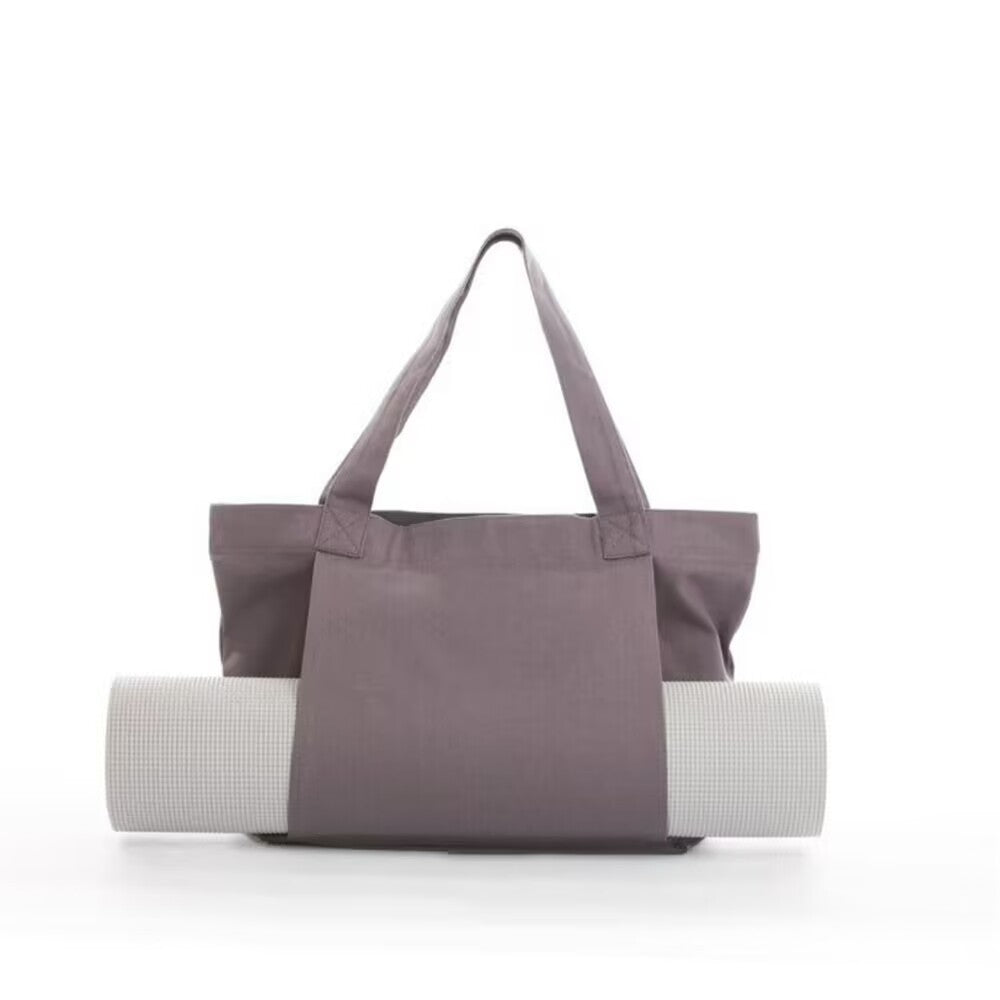 Yoga & Pilates Travel Mat Bag – Canvas Shoulder Tote for Outdoor Exercise