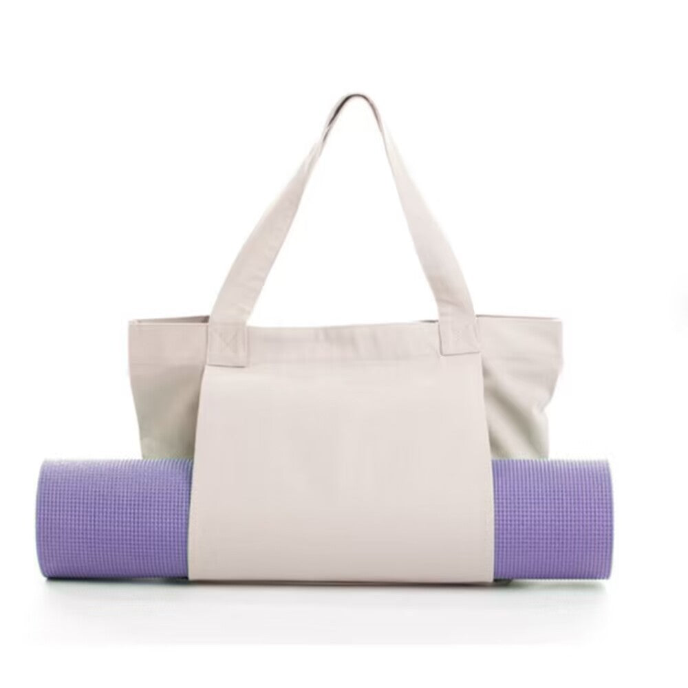Yoga & Pilates Travel Mat Bag – Canvas Shoulder Tote for Outdoor Exercise