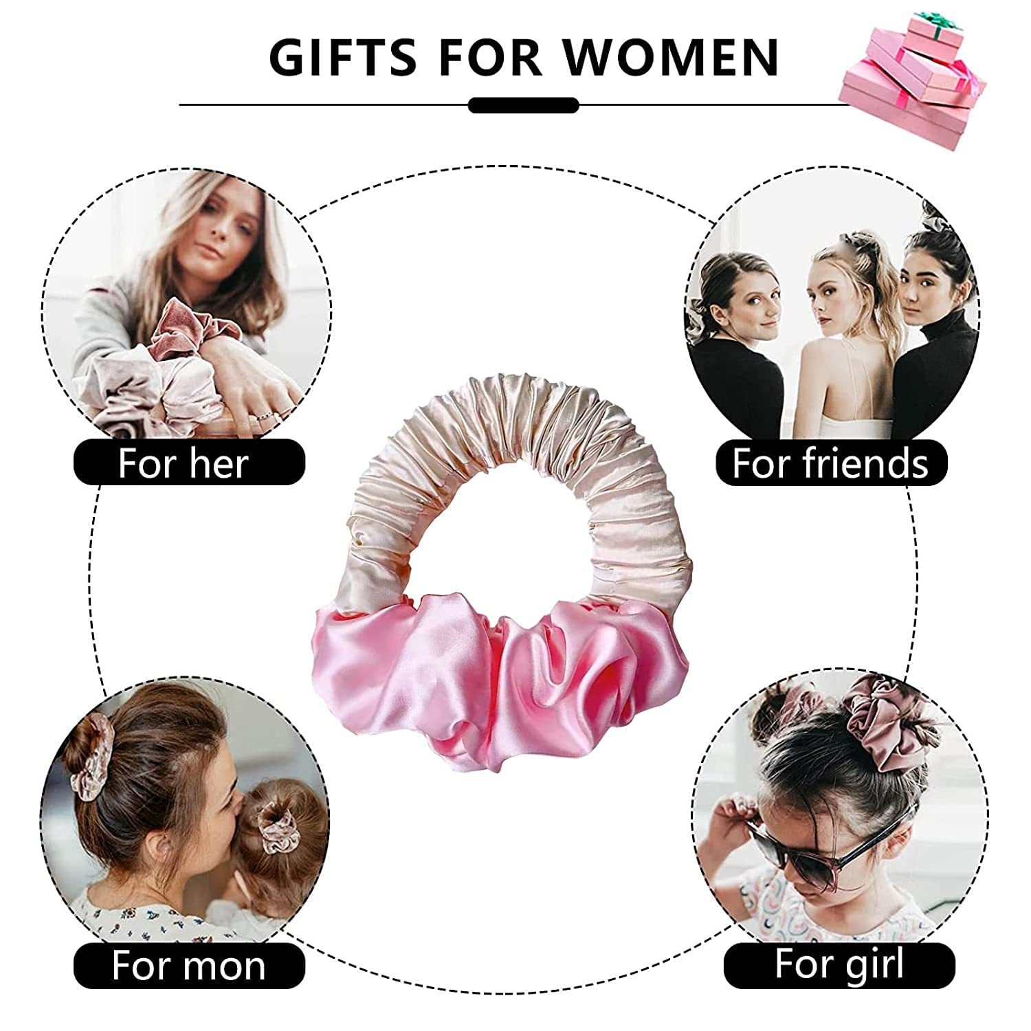 Seamless Heatless Hair Curler – Overnight No-Heat Curling Band