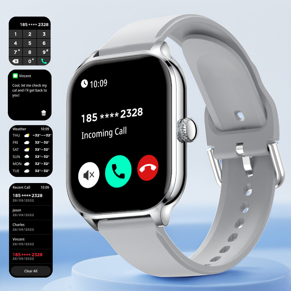 Smartwatch X46 – Fitness Tracker with Health Monitoring & Notifications