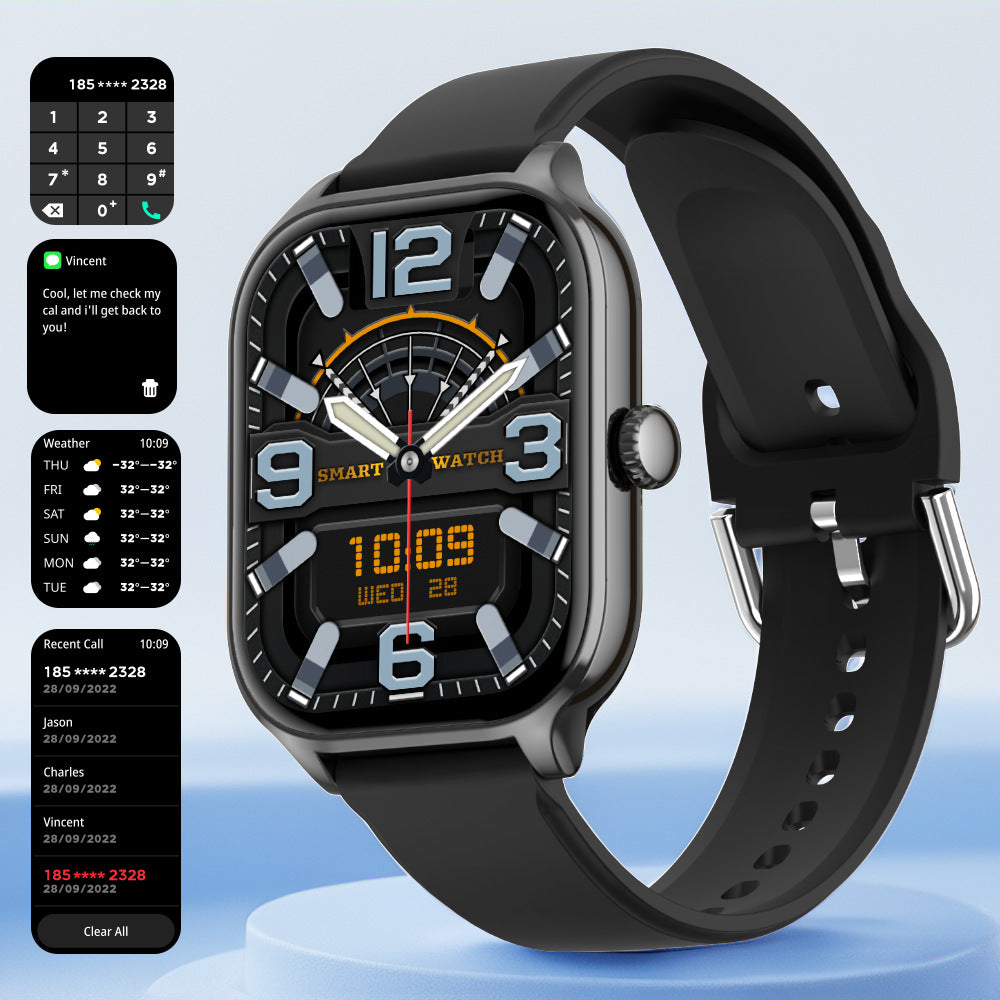 Smartwatch X46 – Fitness Tracker with Health Monitoring & Notifications