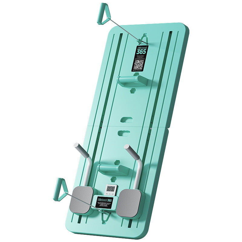 Cross-Border Multi-Functional Health Web Home Fitness Board with Push-Up Handle & Tensioner
