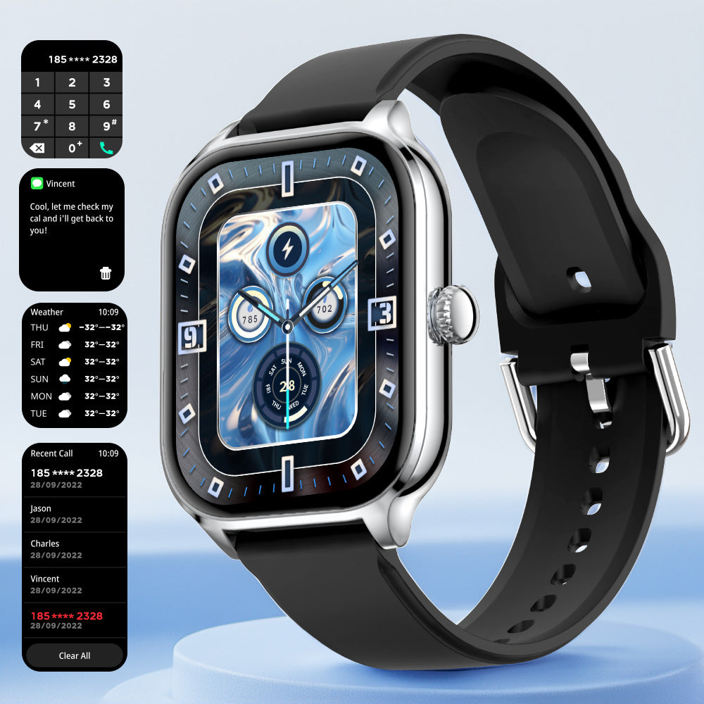 Smartwatch X46 – Fitness Tracker with Health Monitoring & Notifications