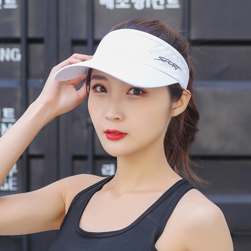 Unisex Sports Sun Visor Cap – Lightweight Adjustable Outdoor Hat