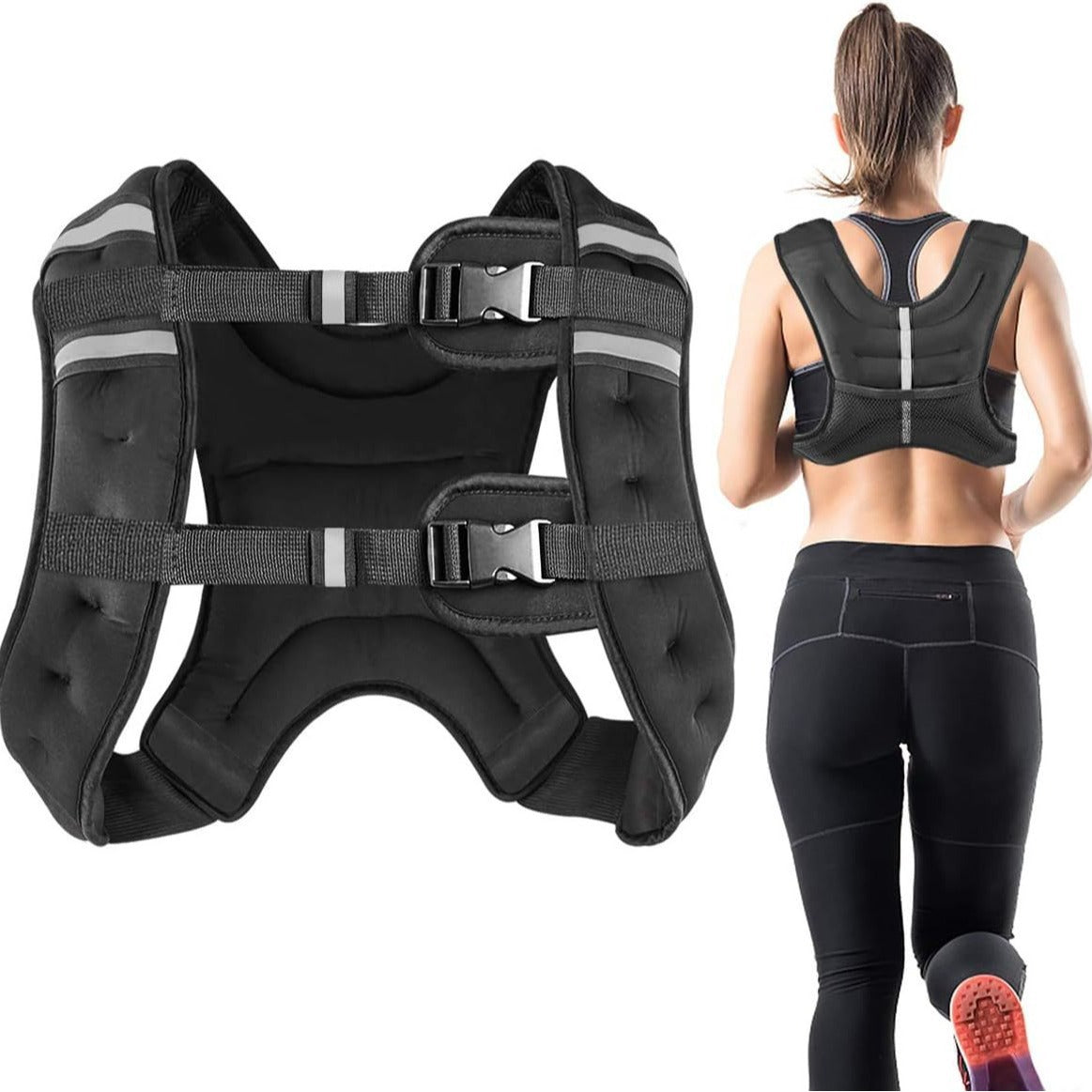 Fitness Weight-Bearing Vest – Adjustable Training Vest for Men & Women (Running, Crossfit, Gym, Outdoor Workouts)