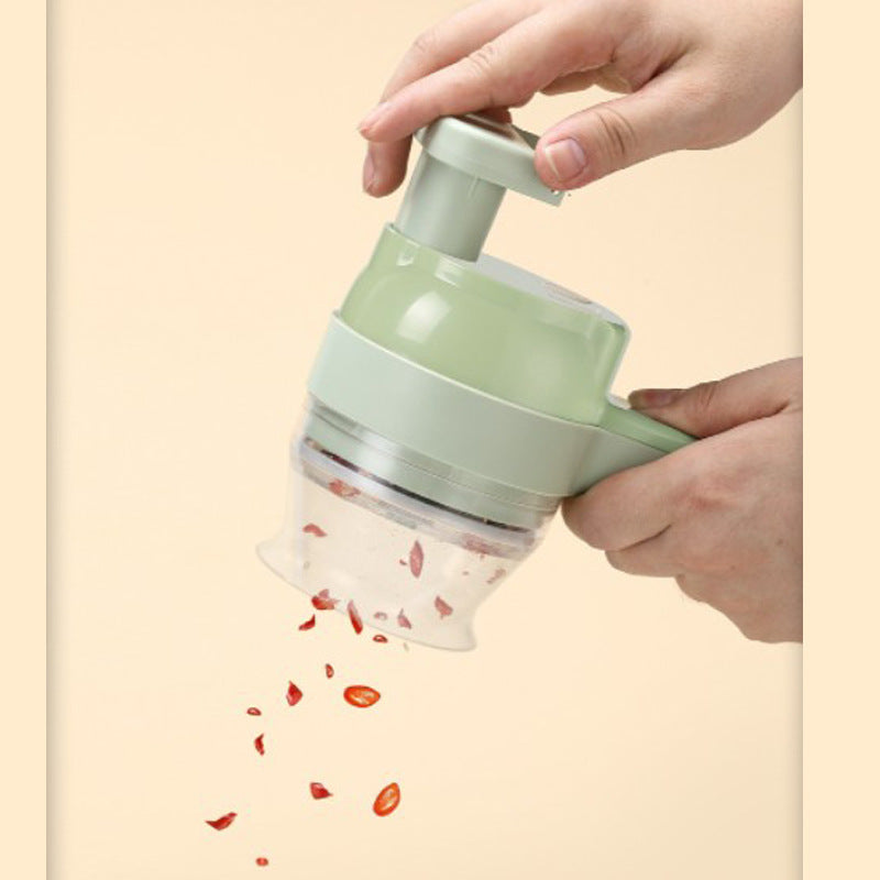 Electric Mini Food Processor – Garlic, Ginger & Vegetable Slicer