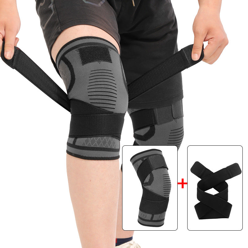 Sports Knee Pads with Adjustable Strap – Joint Support for Running, Fitness, Basketball, Weightlifting & Outdoor Activities