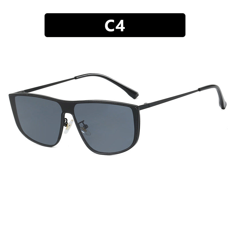 Luxury Oversized Metal Sunglasses – Modern High-End Fashion