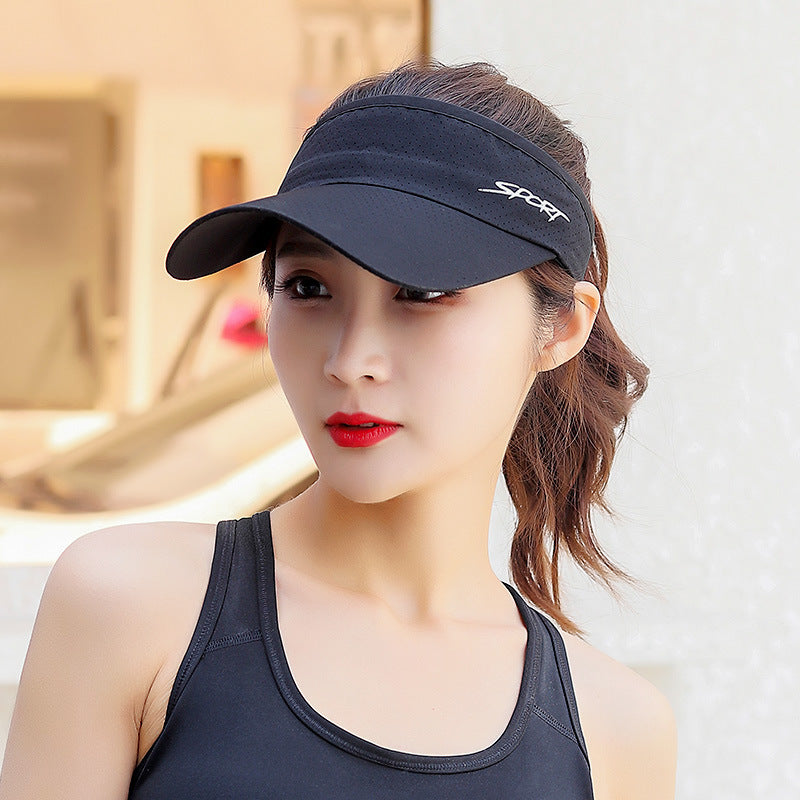 Unisex Sports Sun Visor Cap – Lightweight Adjustable Outdoor Hat