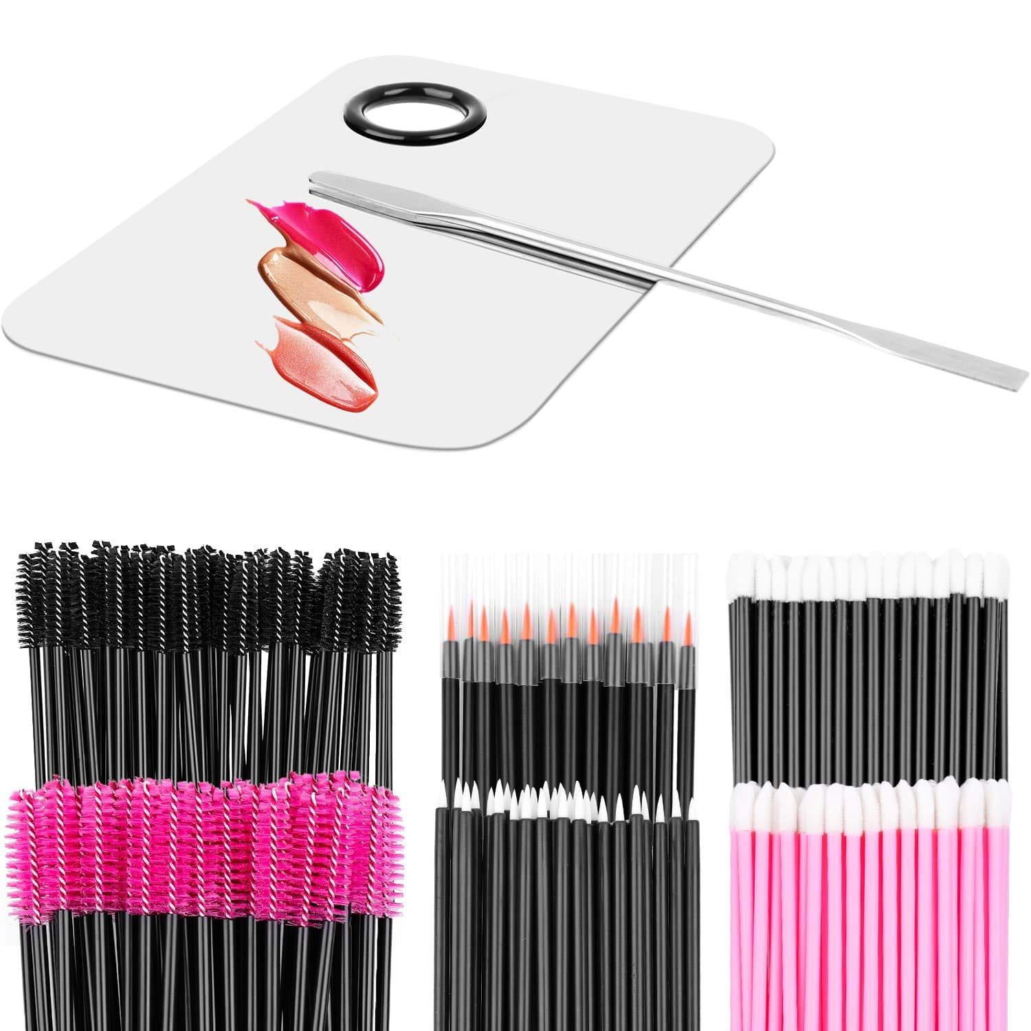 Professional Disposable Makeup Brush Set – 260PCS Eyelash, Lip & Eyeliner Kit