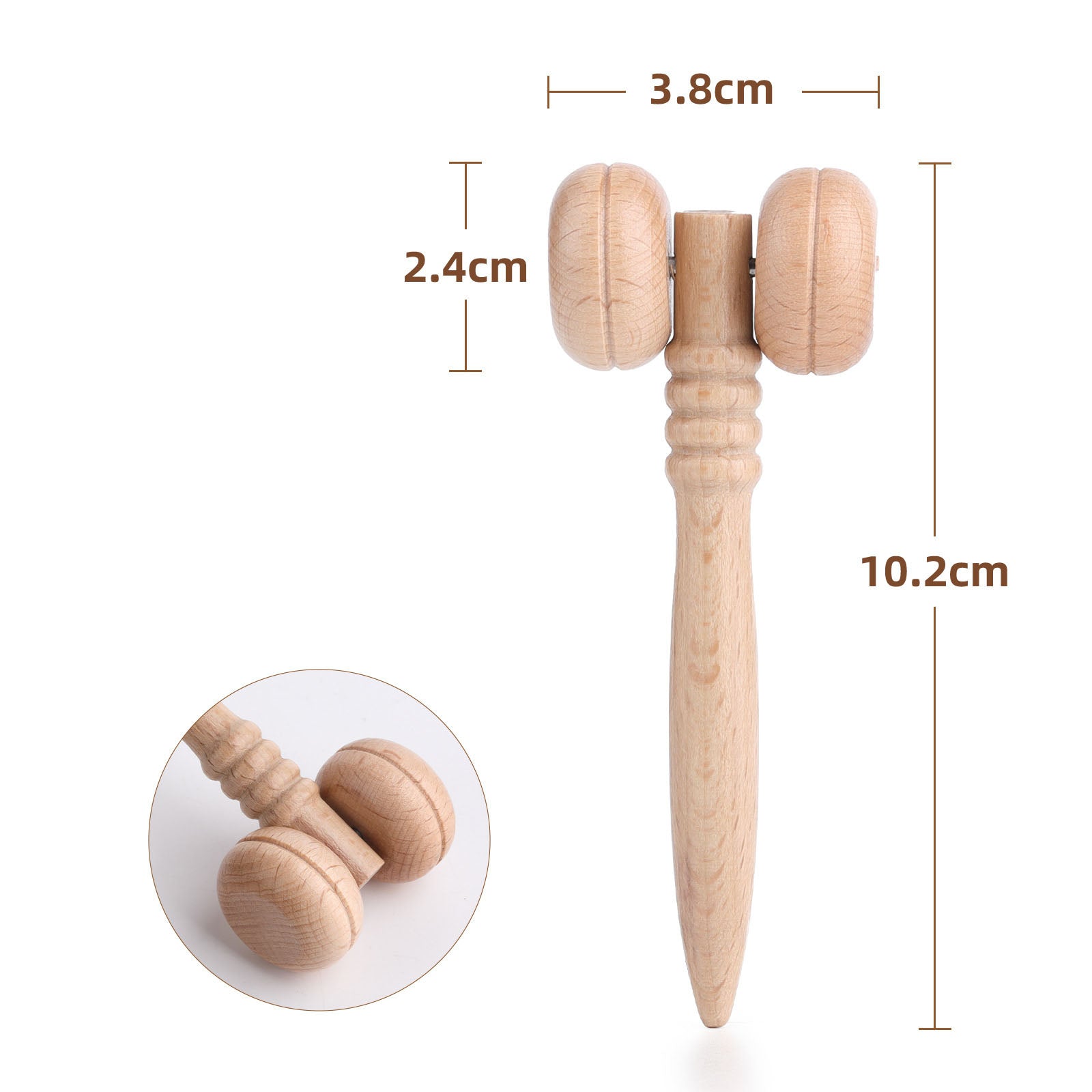 Wooden Facial & Body Massager Set – Meridian Therapy Rollers & Scraping Tools
