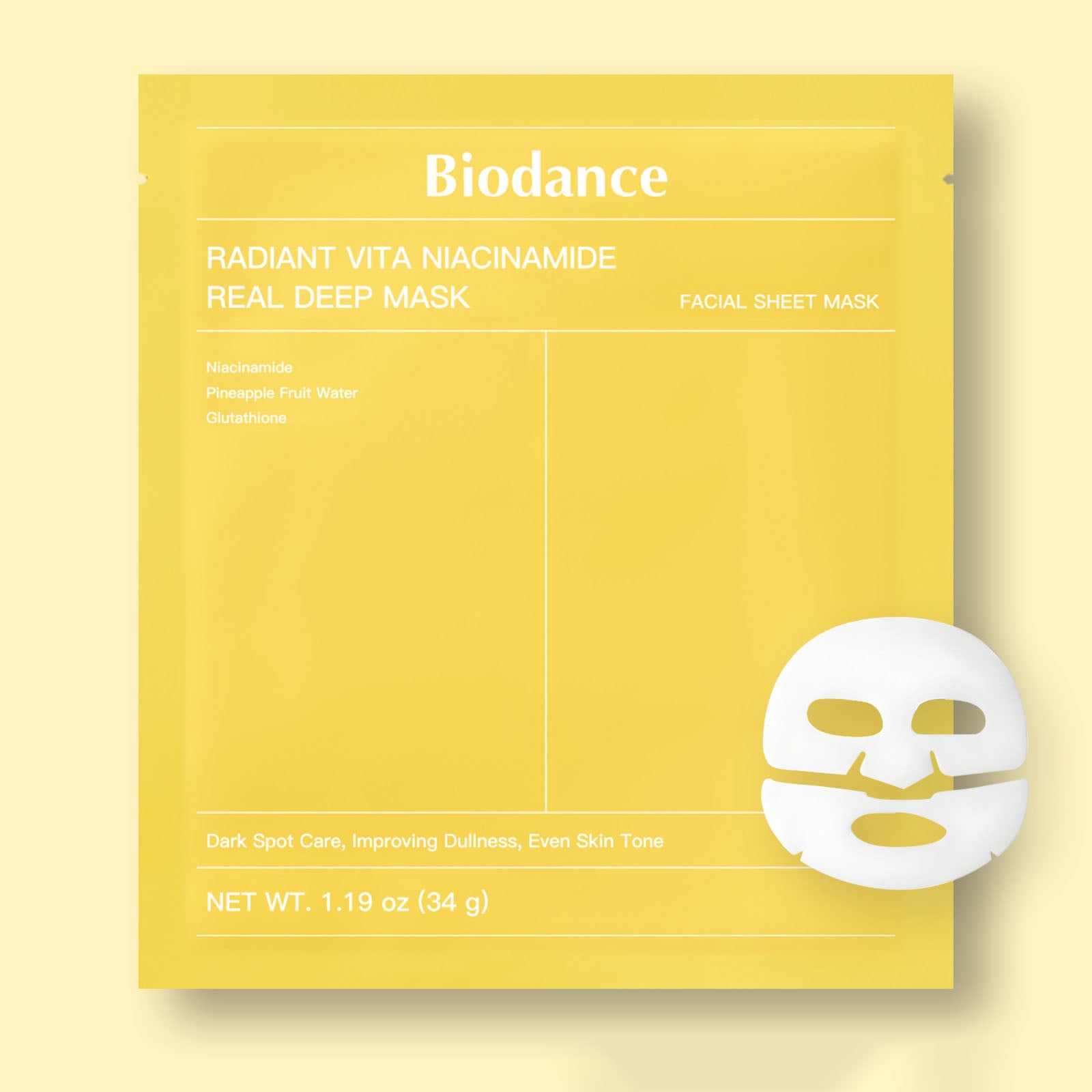 Korean Facial Mask – Biodance Collagen Deep Mask for Radiant & Hydrated Skin