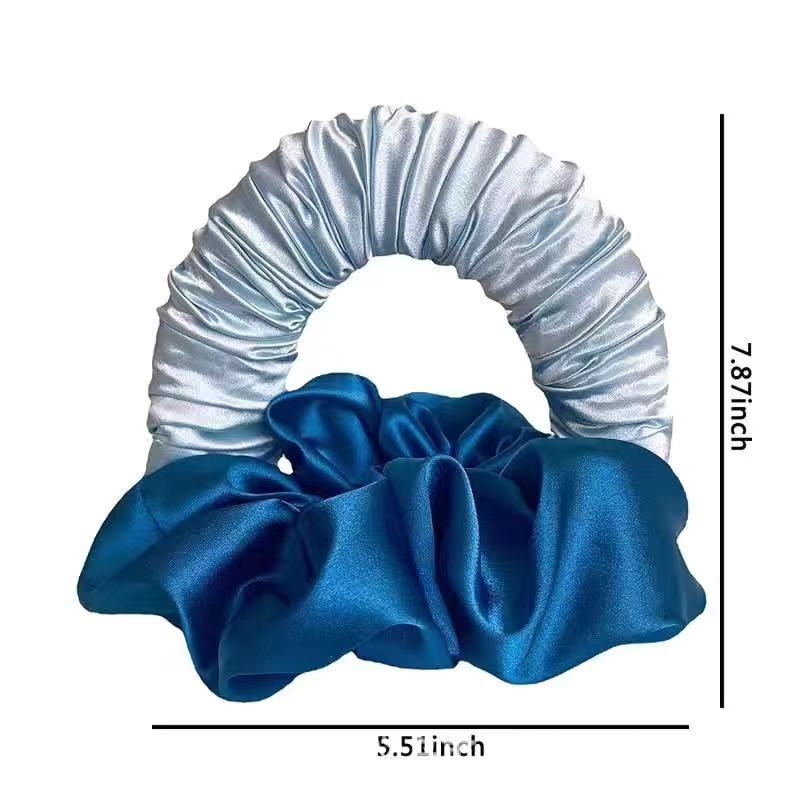 Seamless Heatless Hair Curler – Overnight No-Heat Curling Band