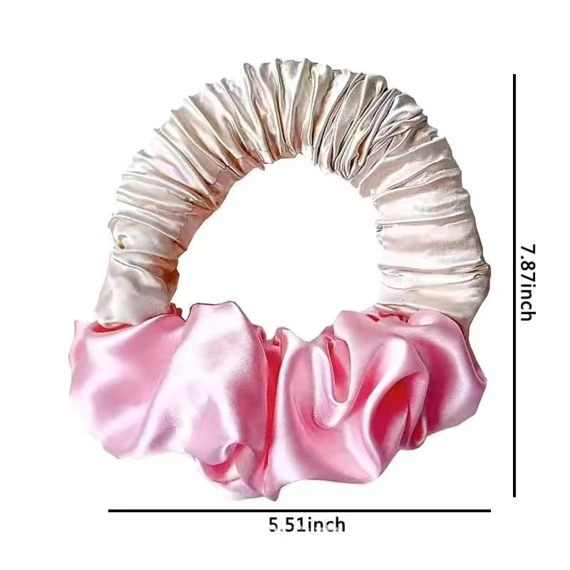 Seamless Heatless Hair Curler – Overnight No-Heat Curling Band