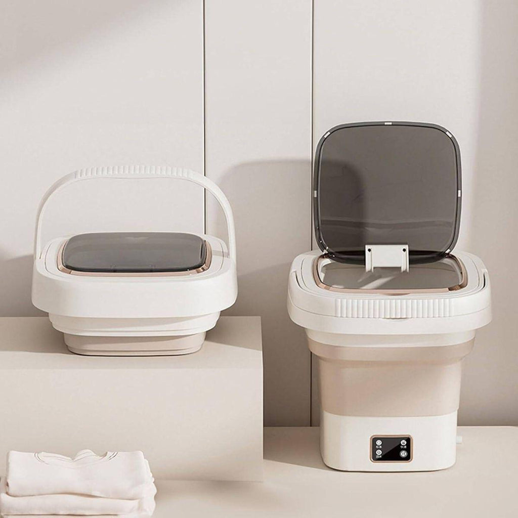 Folding Portable Washing Machine - Mini Washer for baby Clothes, Underwear & Travel