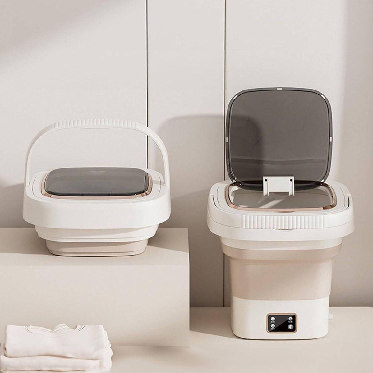 Folding Portable Washing Machine - Mini Washer for baby Clothes, Underwear & Travel